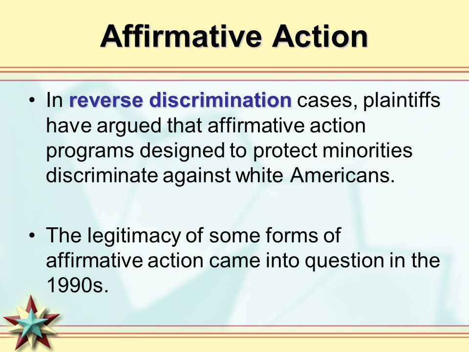Is affirmative action racist?